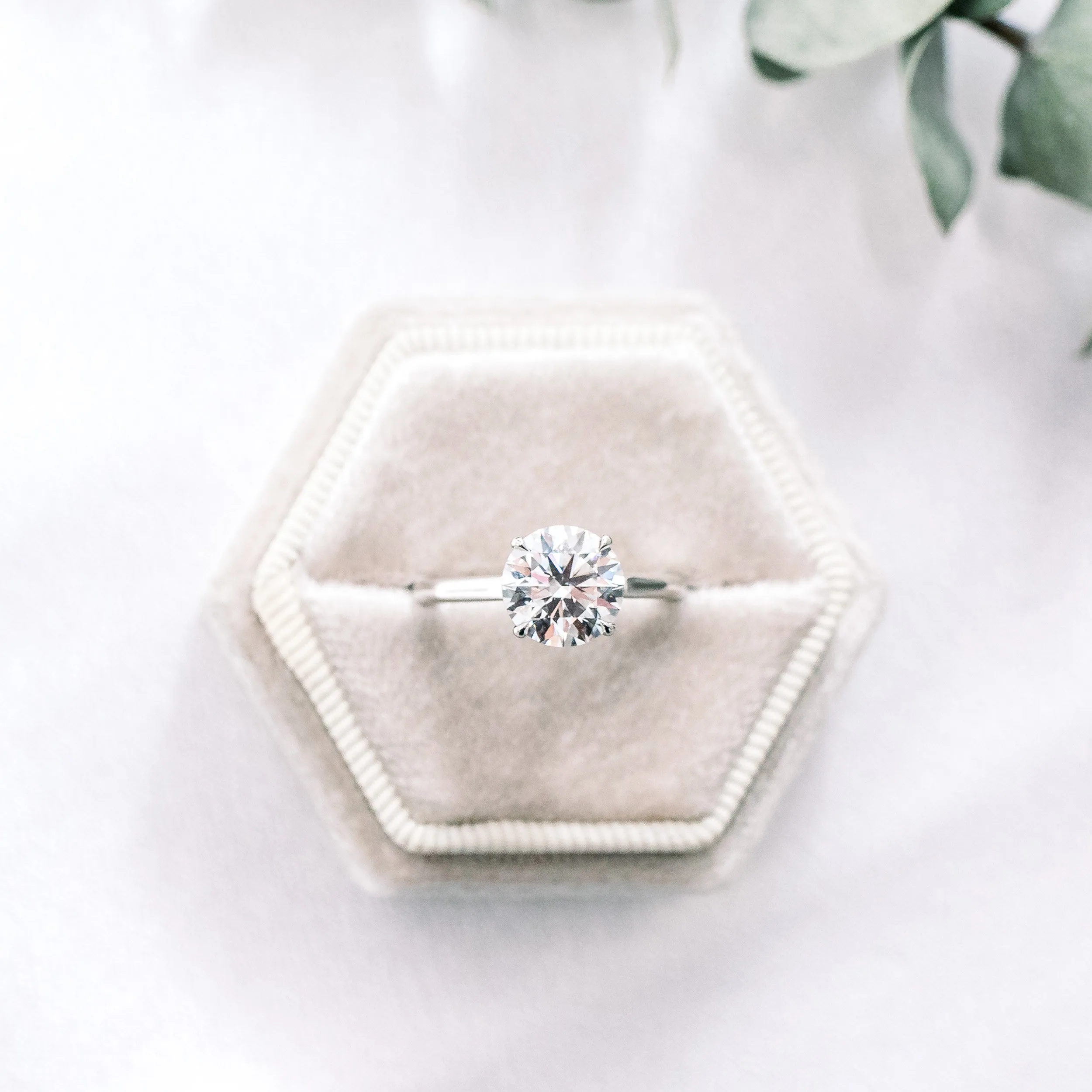 platinum 2 ct round manmade diamond trellis solitaire engagement ring platinum ada diamonds design ad 069 macro