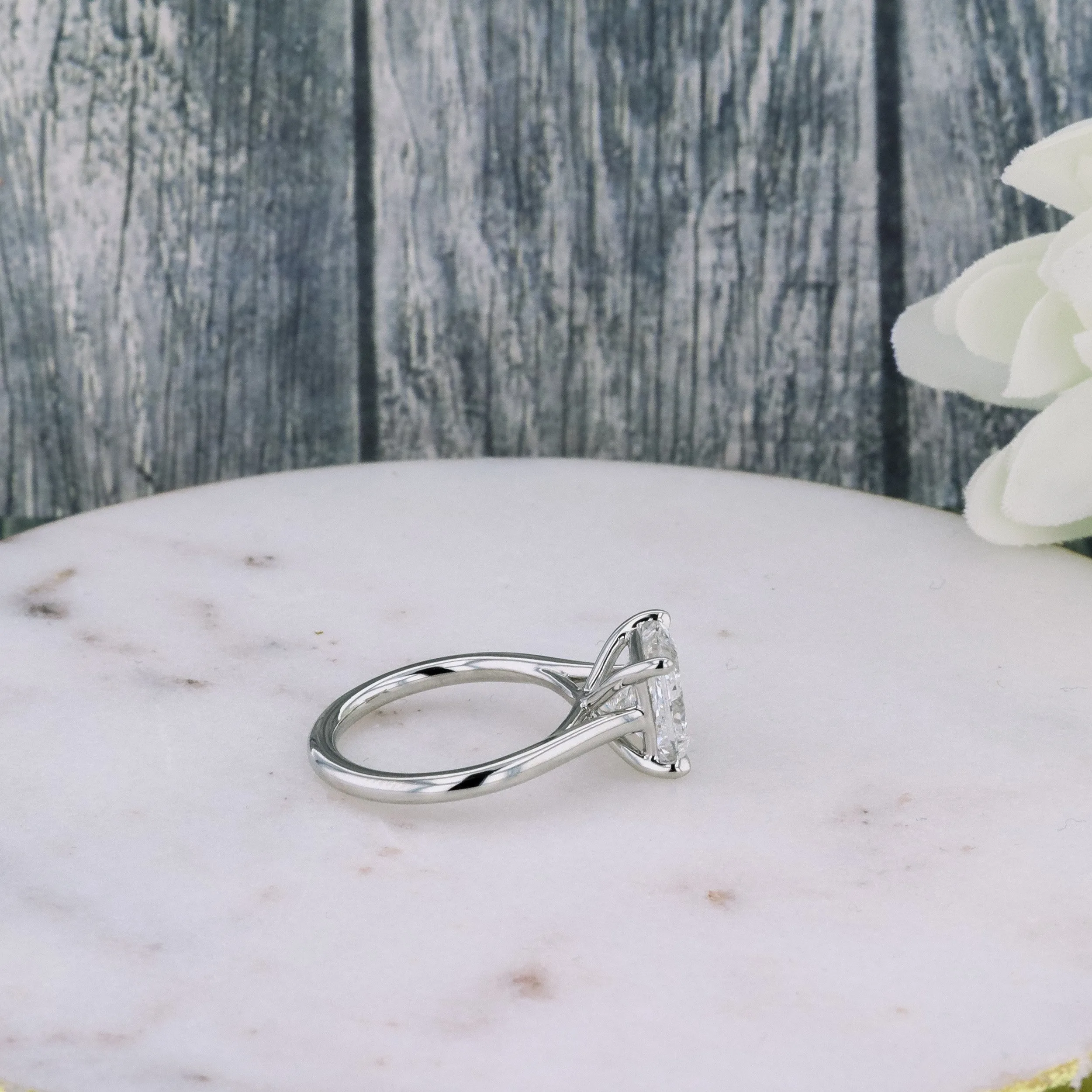 white gold 2.25 ct princess cut lab grown diamond in trellis solitaire engagement ring ada diamonds design ad 342 profile