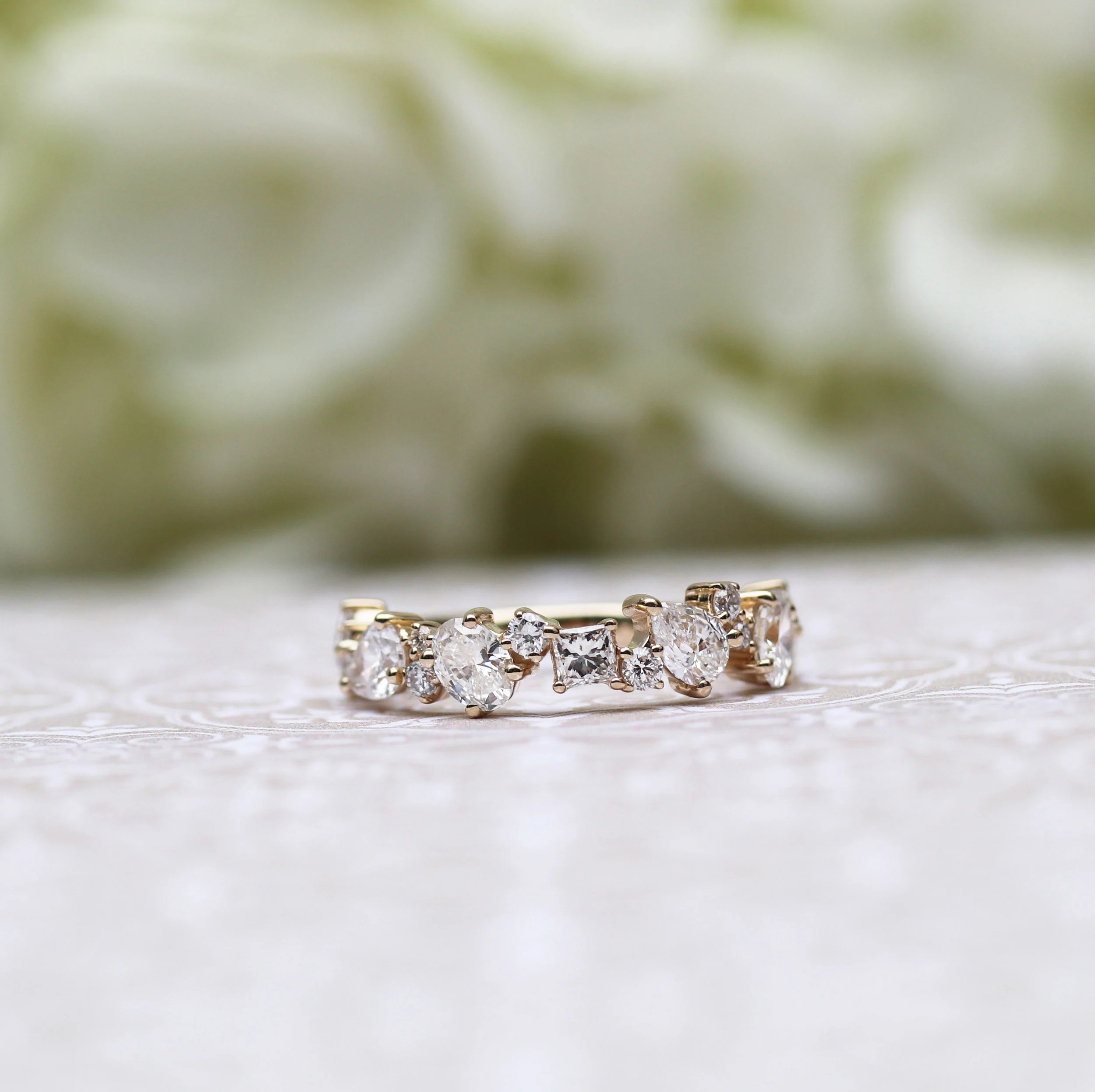 Custom eternity sale ring