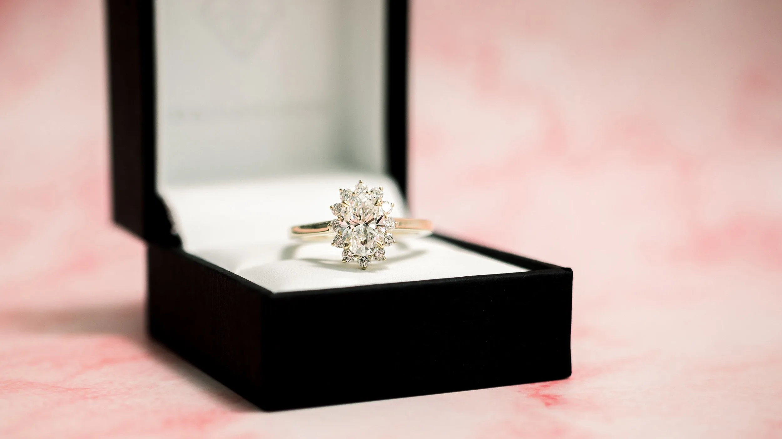14k yellow gold oval lab diamond floral halo engagement ring ada diamonds design ad 179