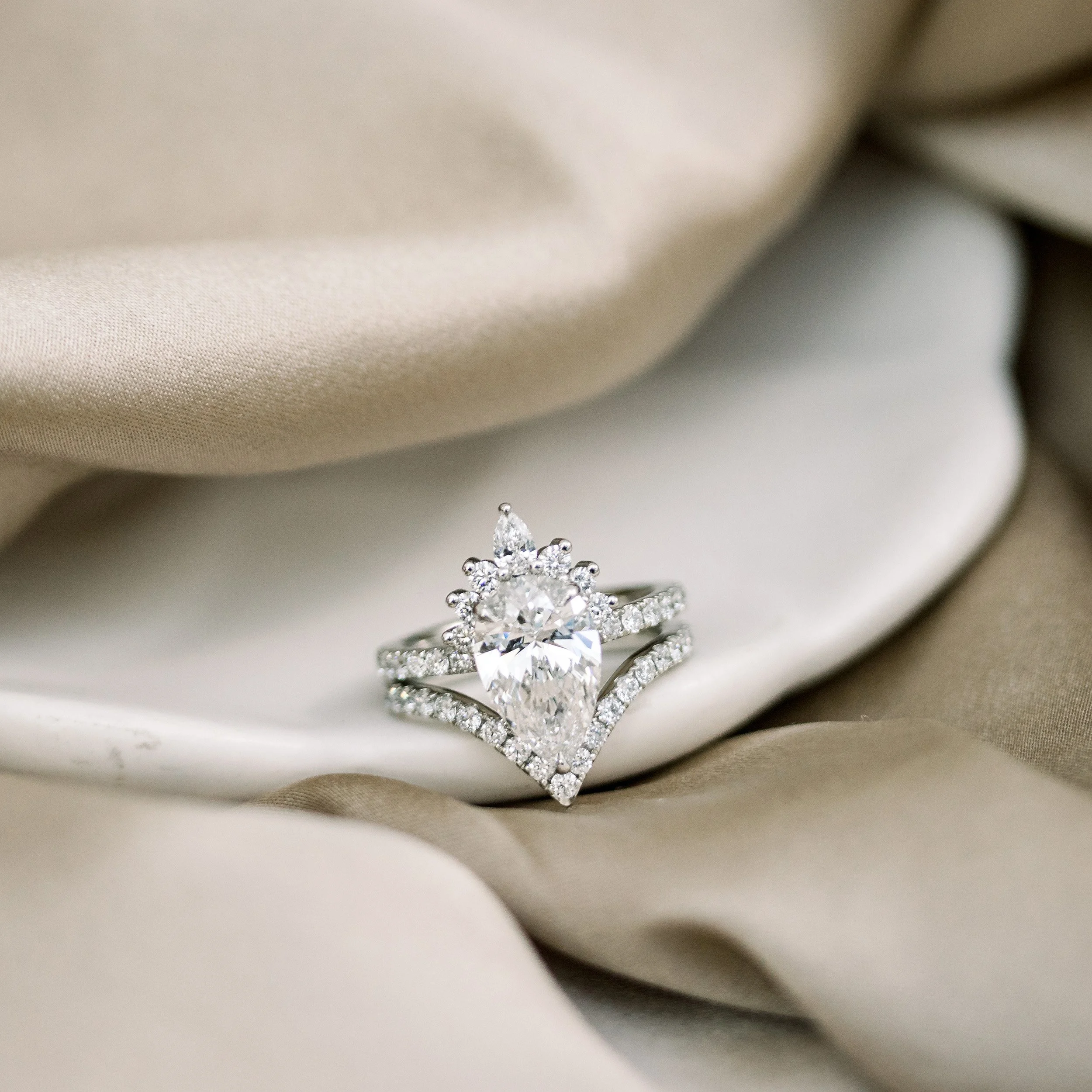 platinum 2.5 carat pear lab created diamond engagement ring ada diamonds design ad 178 macro