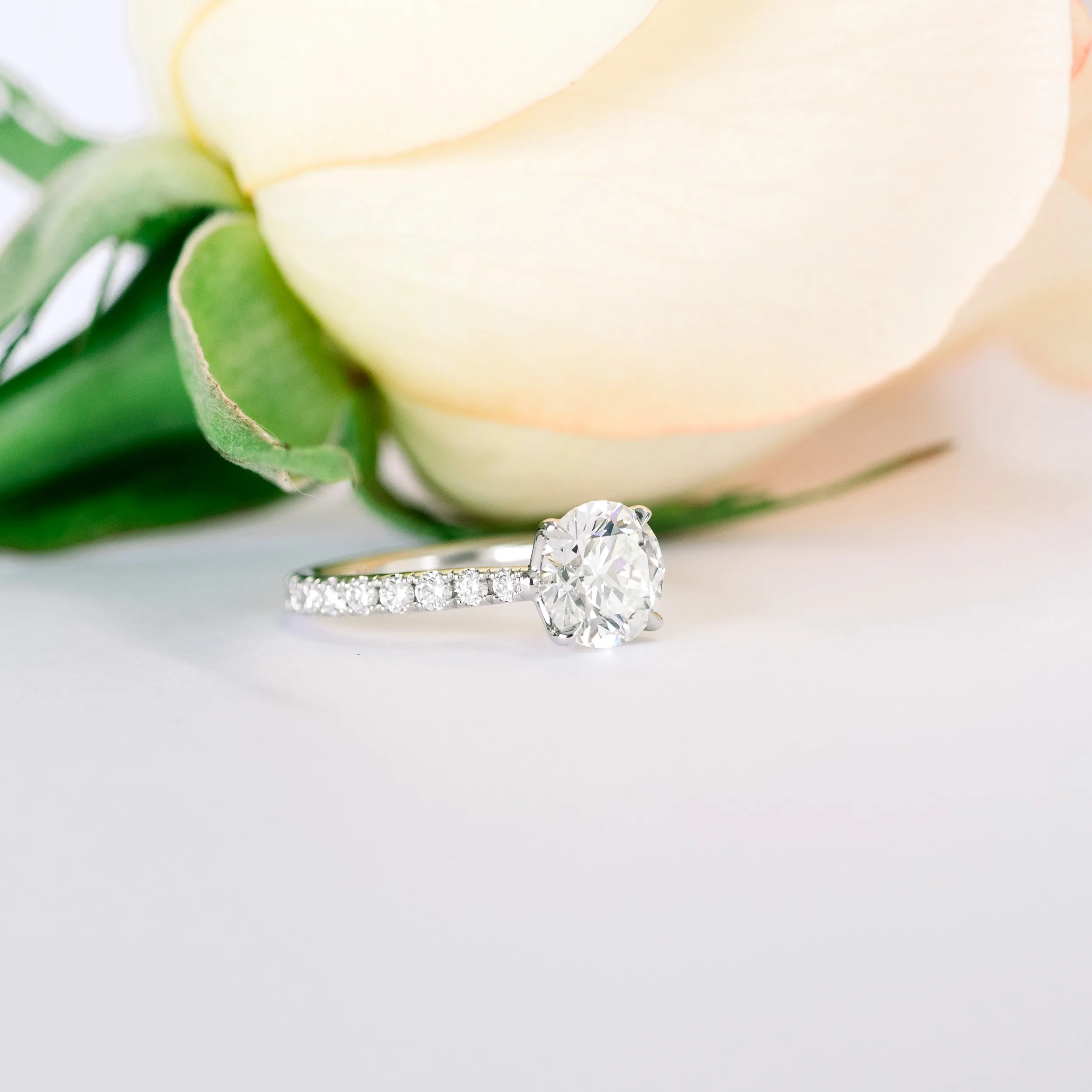 platinum 2.5ct round floral trellis pavé man made diamond engagement ring ada diamonds design ad 178 macro