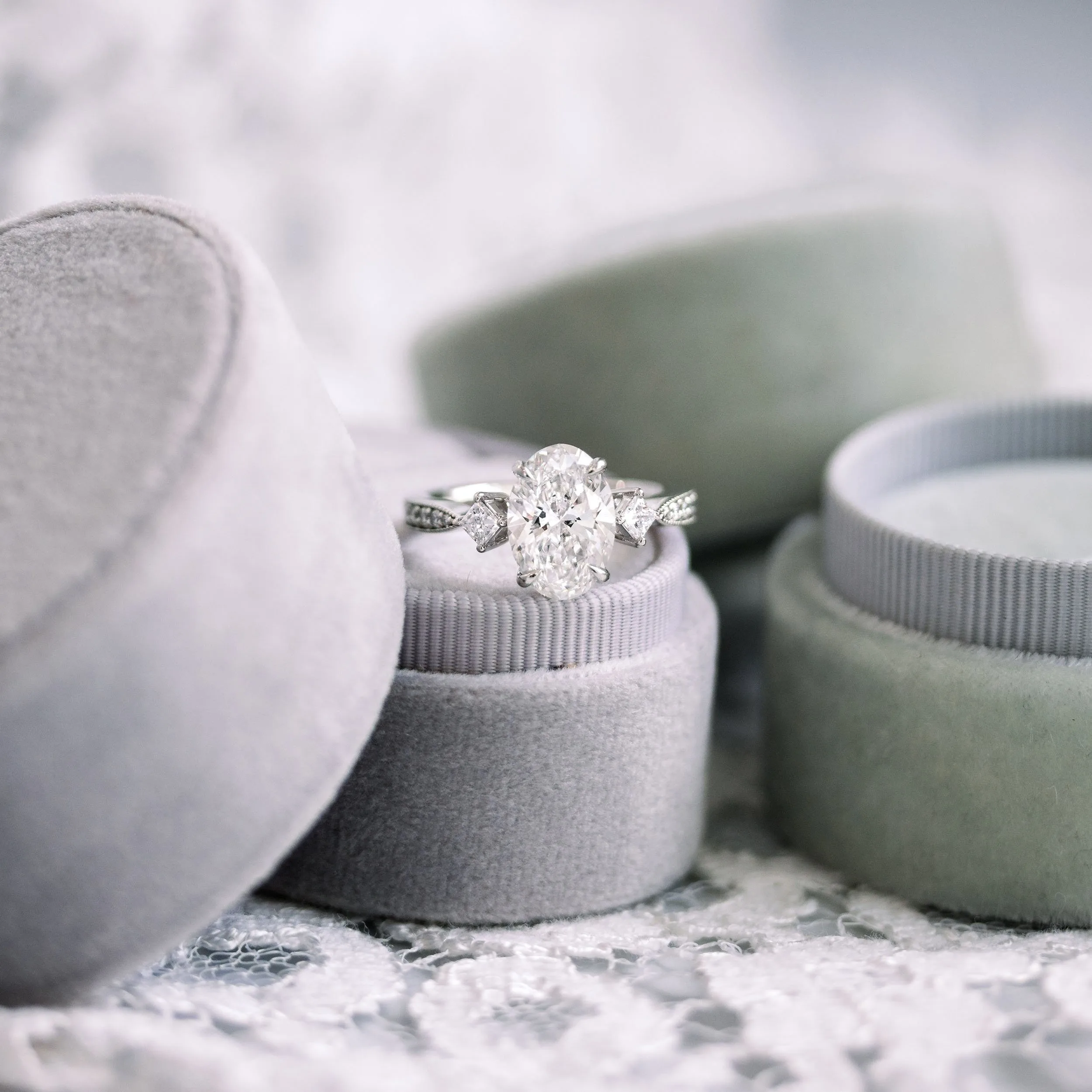 platinum oval and princess cut custom 2.75ct lab diamond engagement ring ada diamonds design ad 178