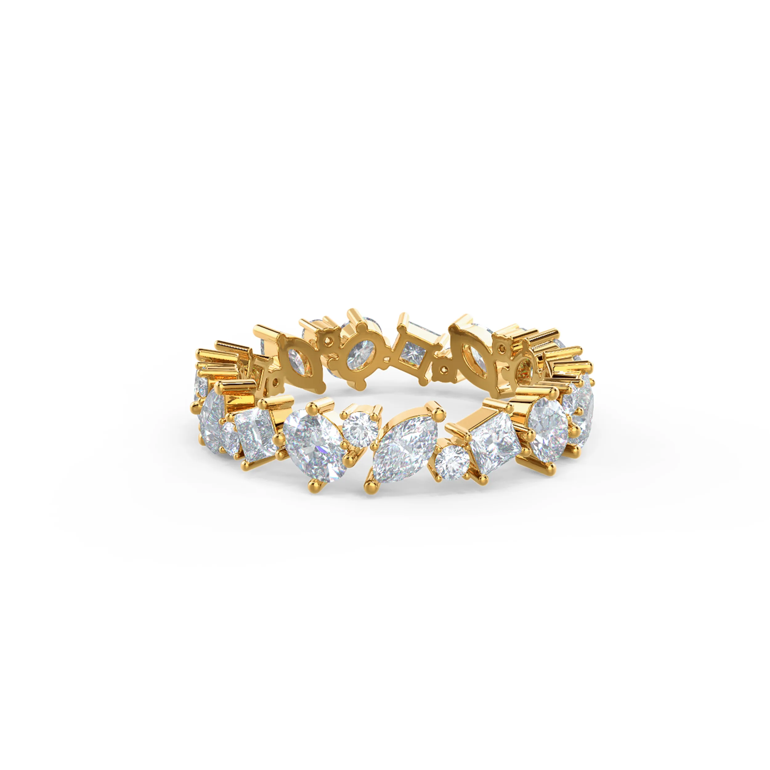 18k Yellow Gold Sara Eternity Band featuring Exceptional Quality 2.0 Carat Diamonds (Main View)