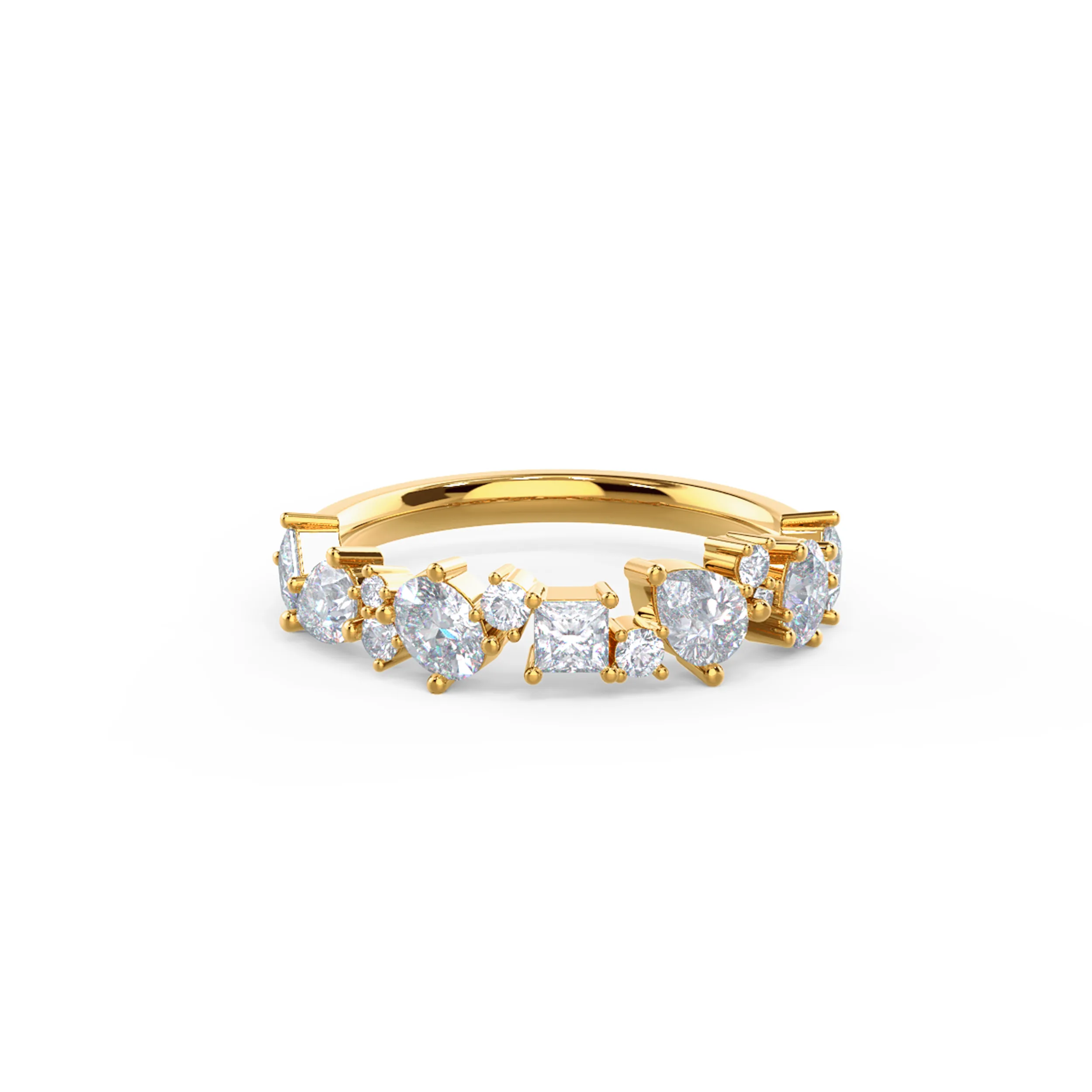 1.1 ct Lab Created Diamonds Kelsey Half Band in 14k Yellow Gold (Main View)