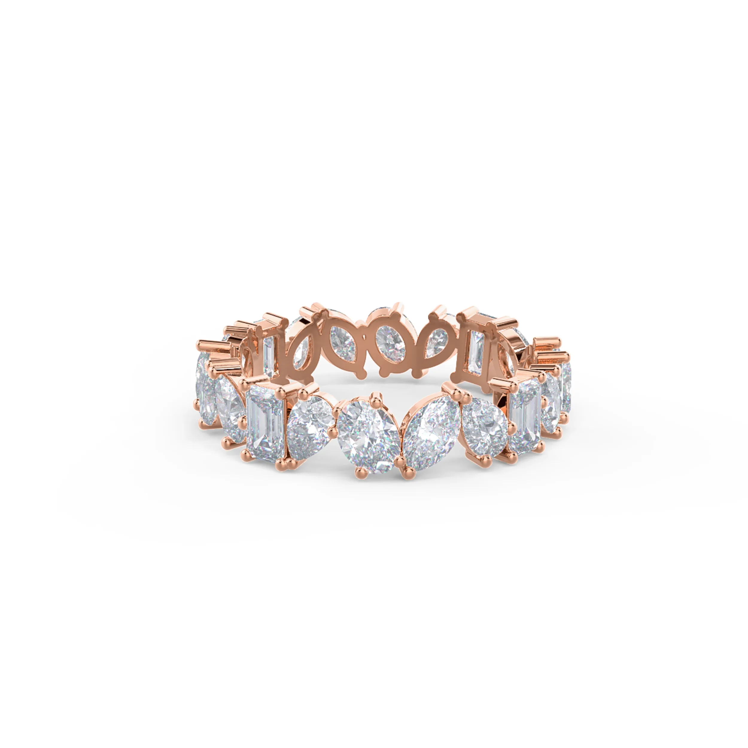 2.5 ct Diamonds Cassidy Eternity Band in 14k Rose Gold (Main View)