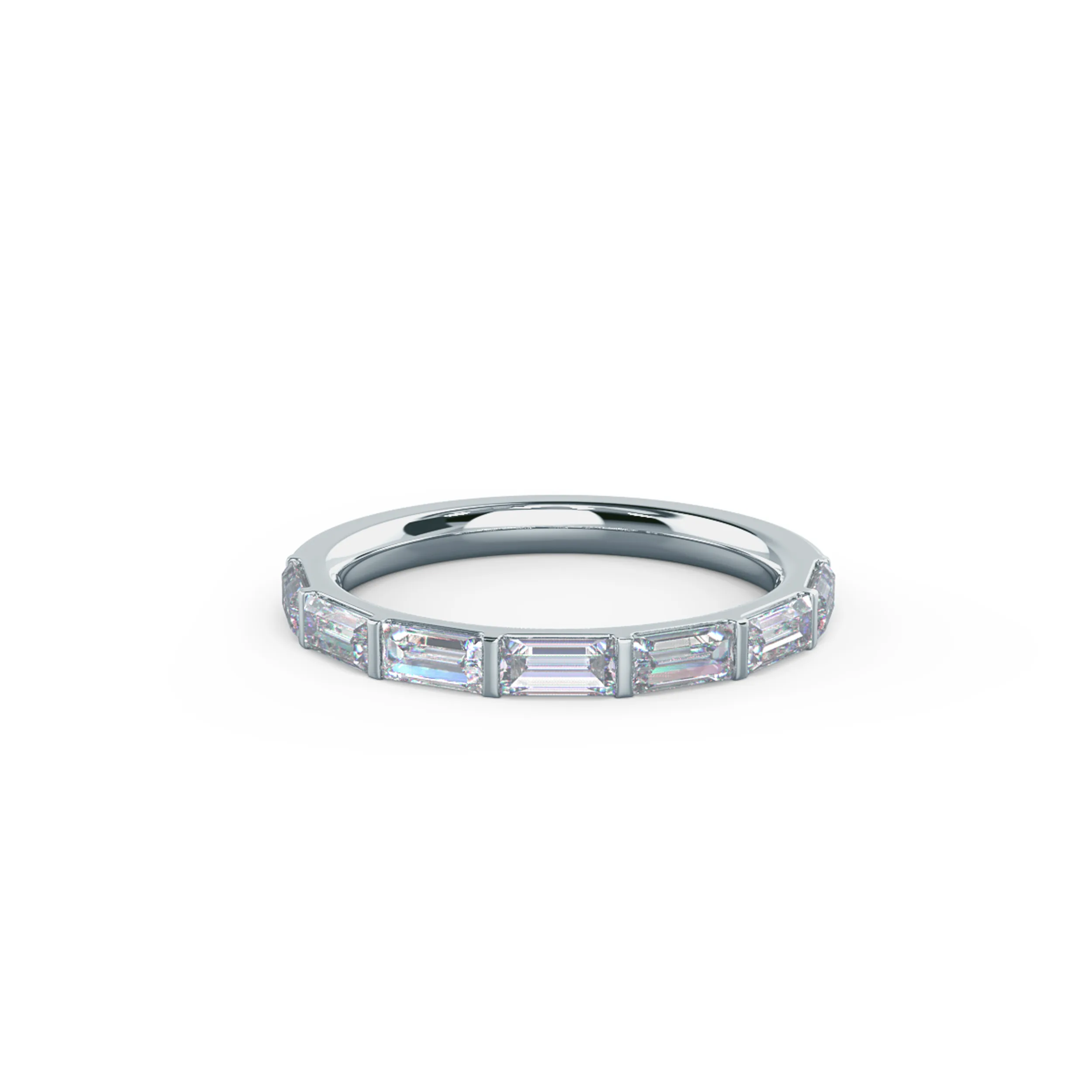 0.7 ct Diamonds Baguette East-West Seven Stone in 18kt White Gold (Main View)