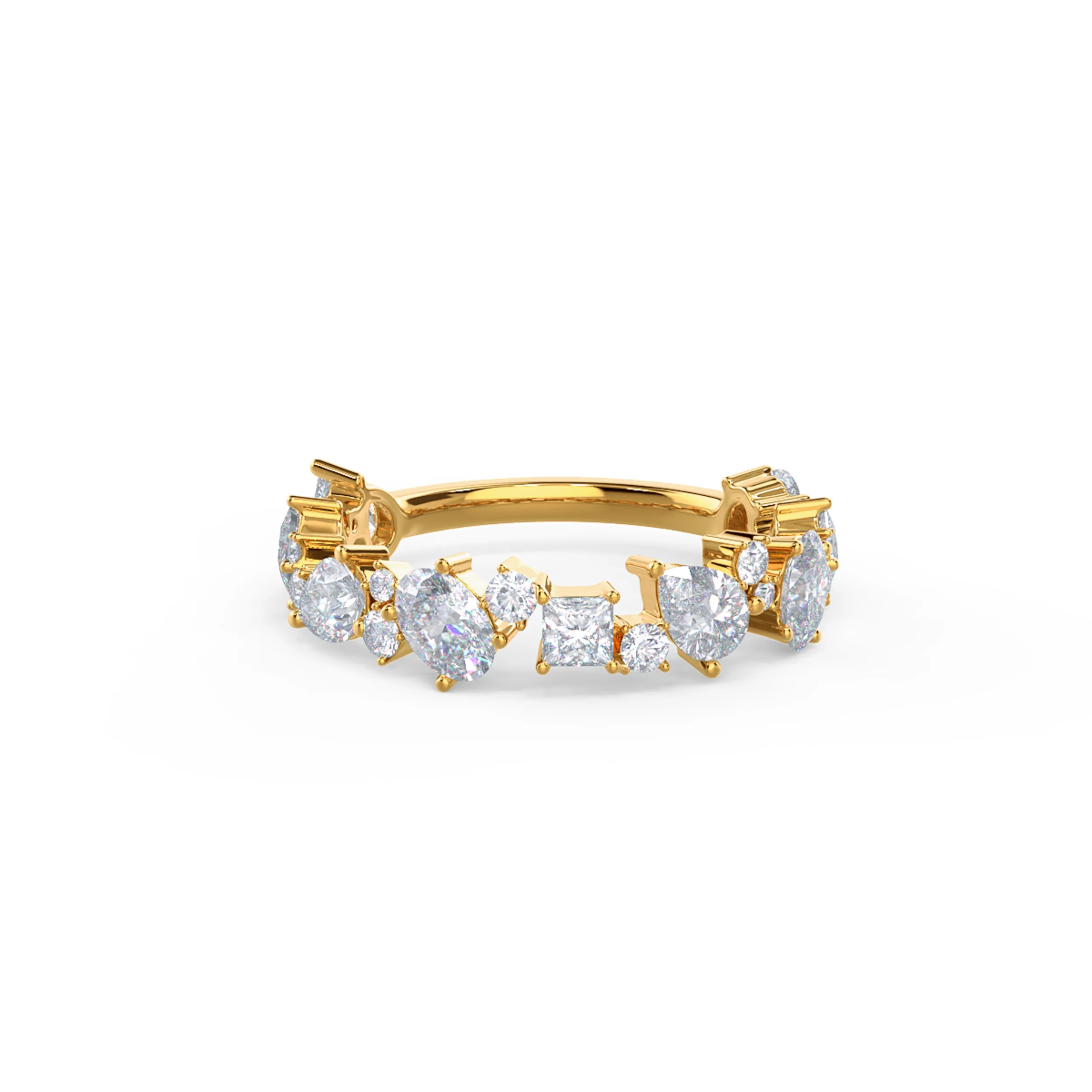 1.5 ct Diamonds set in Yellow Gold Kelsey Three Quarter Band (Main View)