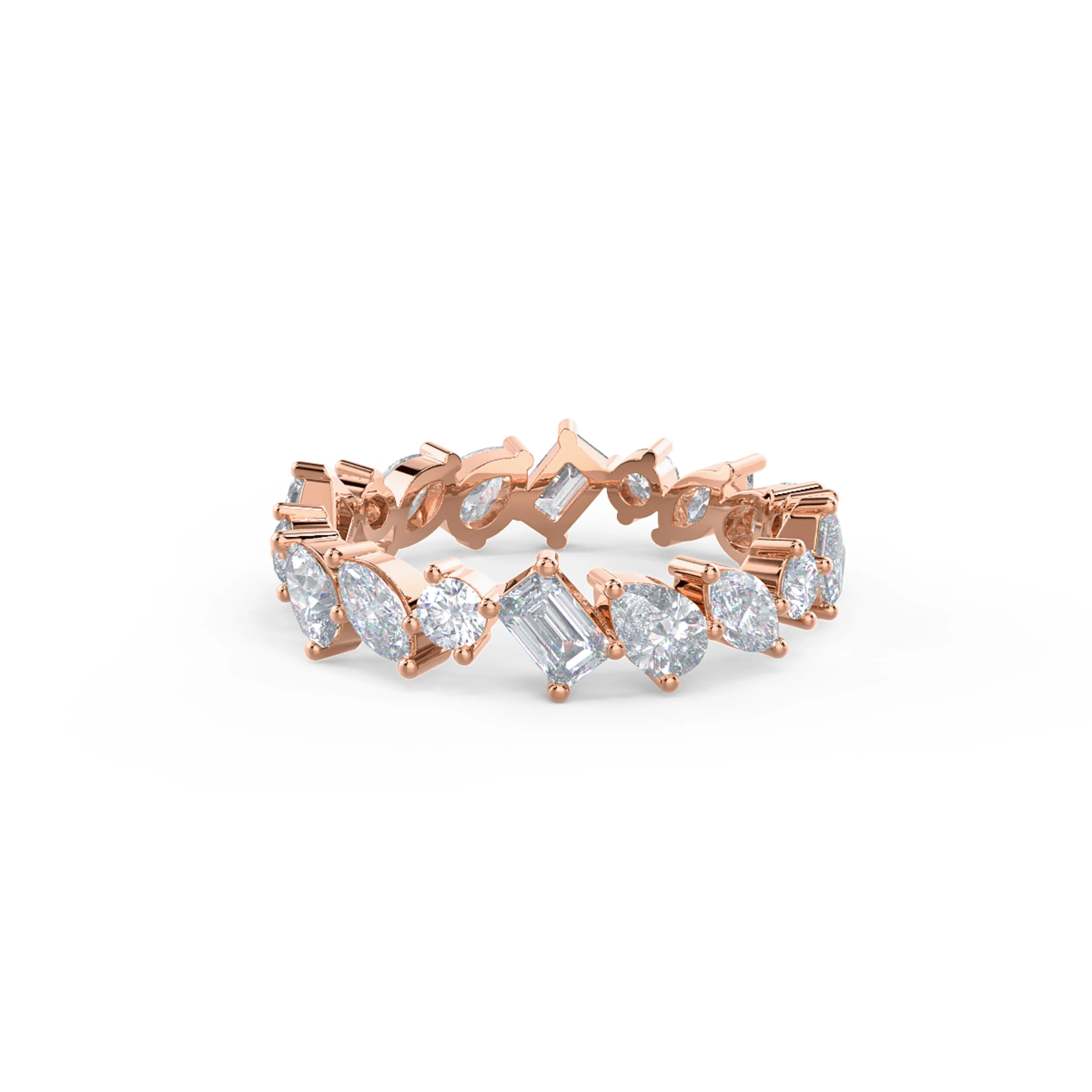 2.5 Carat Diamonds Fiona Eternity Band in 14k Rose Gold (Main View)