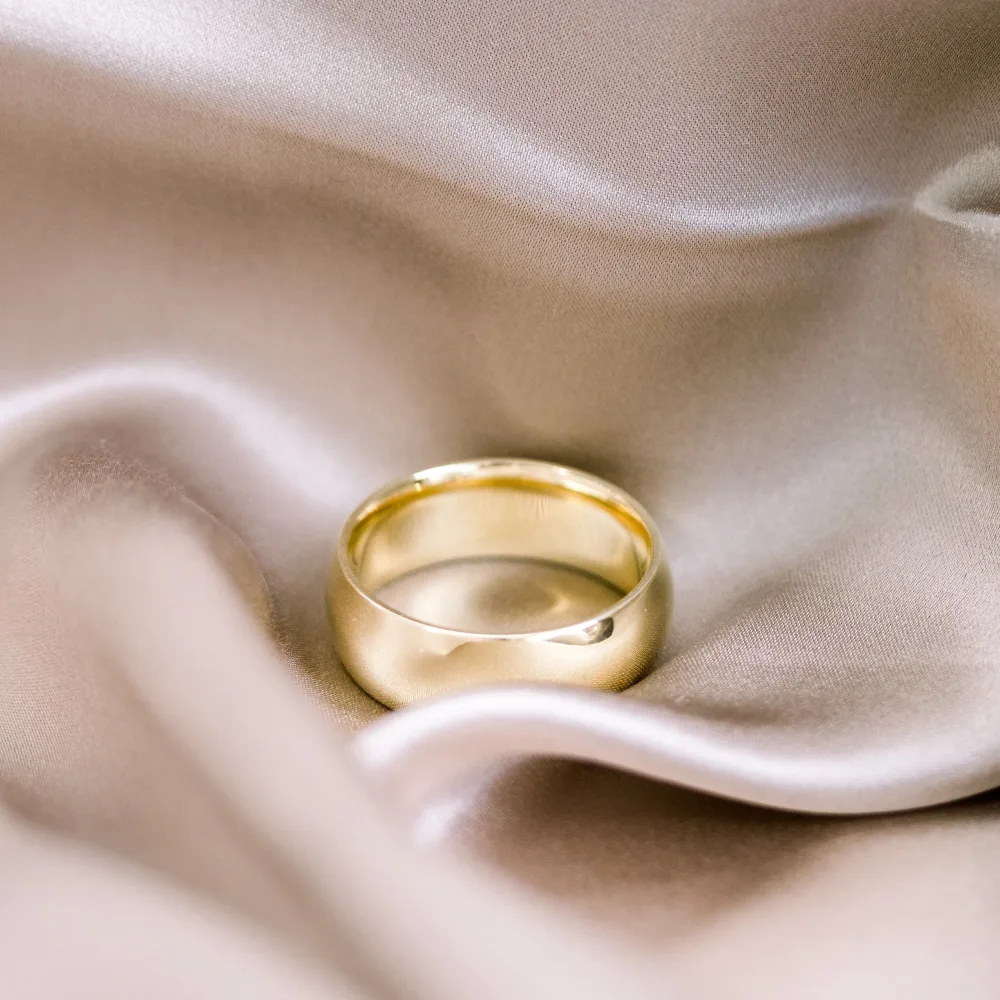 18k yellow gold classic rounded mens wedding ring ada diamonds design ad 168