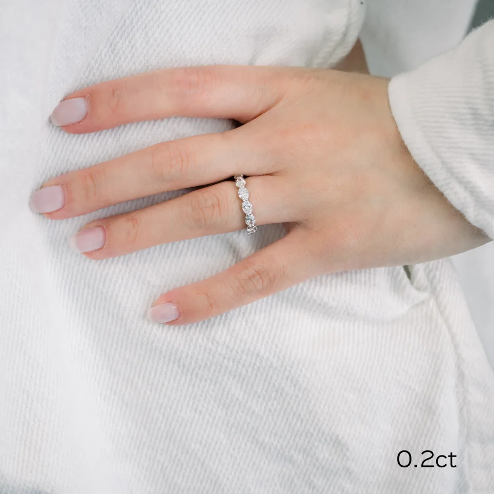 platinum oval east-west lab diamond 2 carat wedding band ada diamonds design ad300