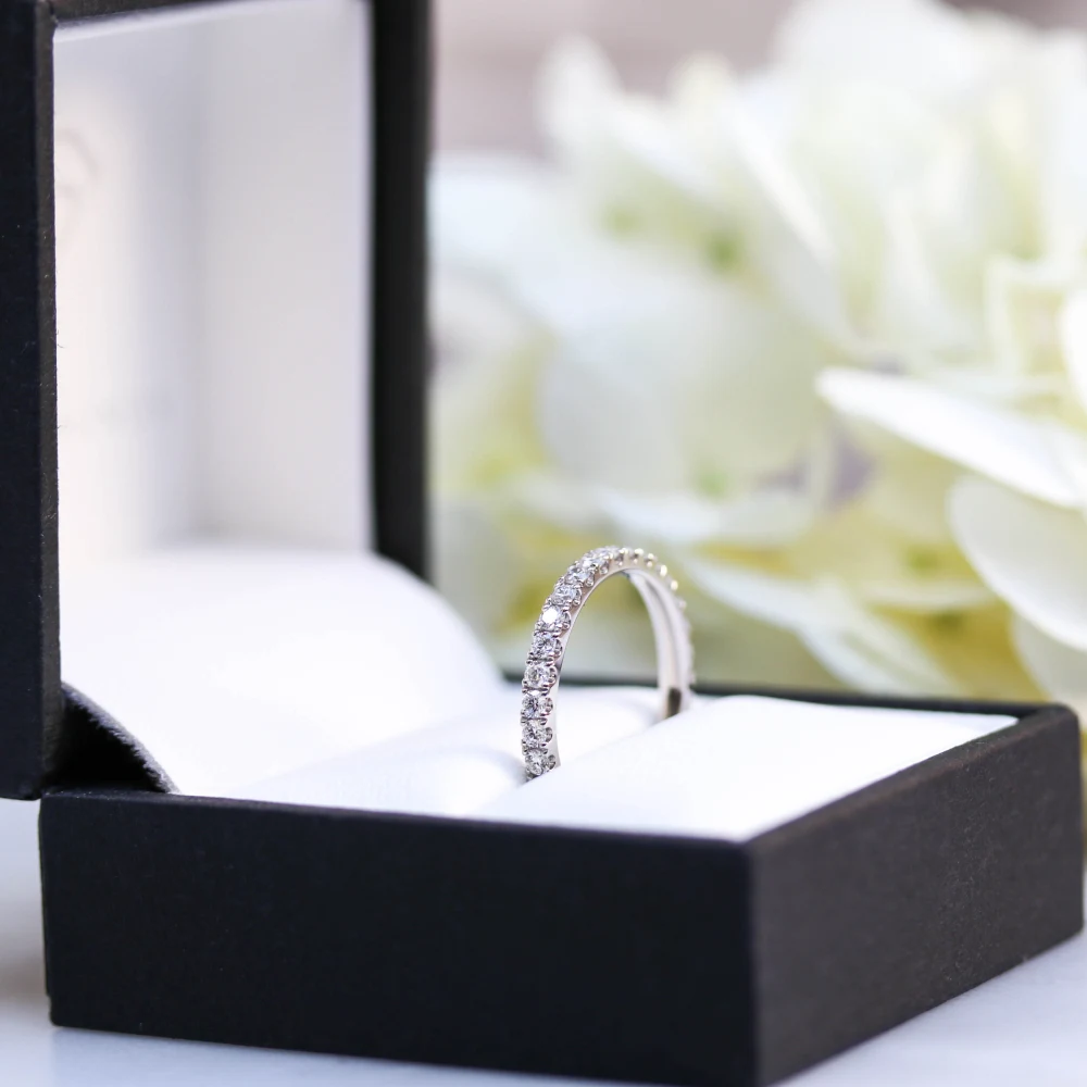 Lab Diamond Eternity Wedding Ring Ada Diamonds AD-082