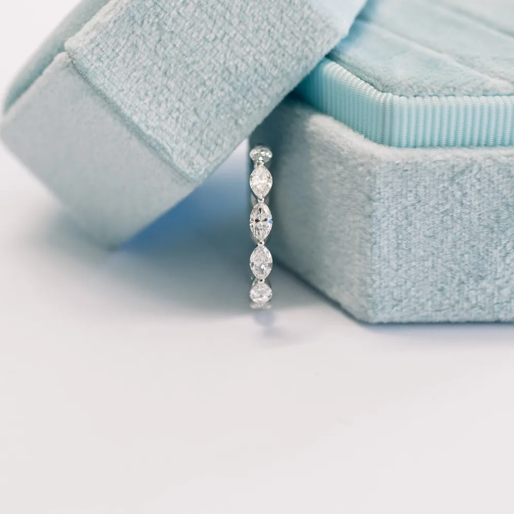 platinum marquise lab diamond wedding band ada diamonds design ad 270 floral background