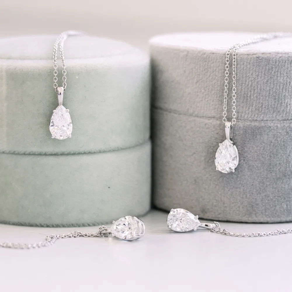 platinum pear lab diamond pendants ada diamonds design ad276
