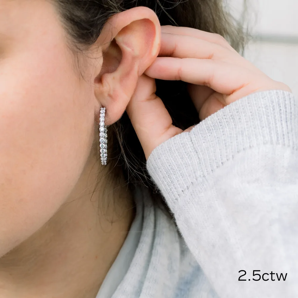 prong set lab diamond inside out hoop earrings white gold ada diamonds design ad 009 on model