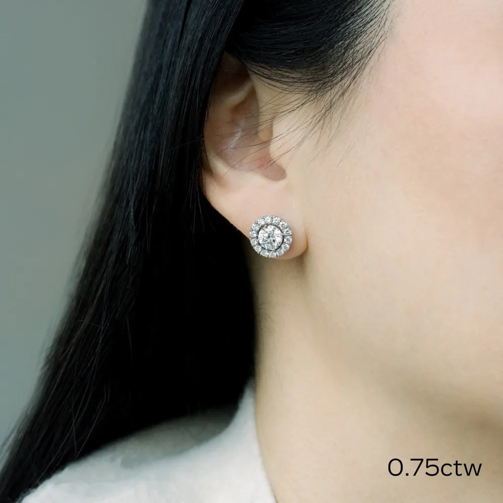platinum lab diamond round stud earring jackets ada diamonds design ad 029