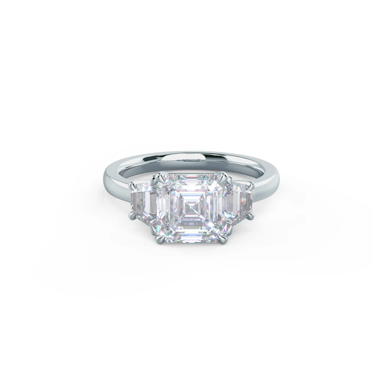 Asscher and Trapezoid Setting