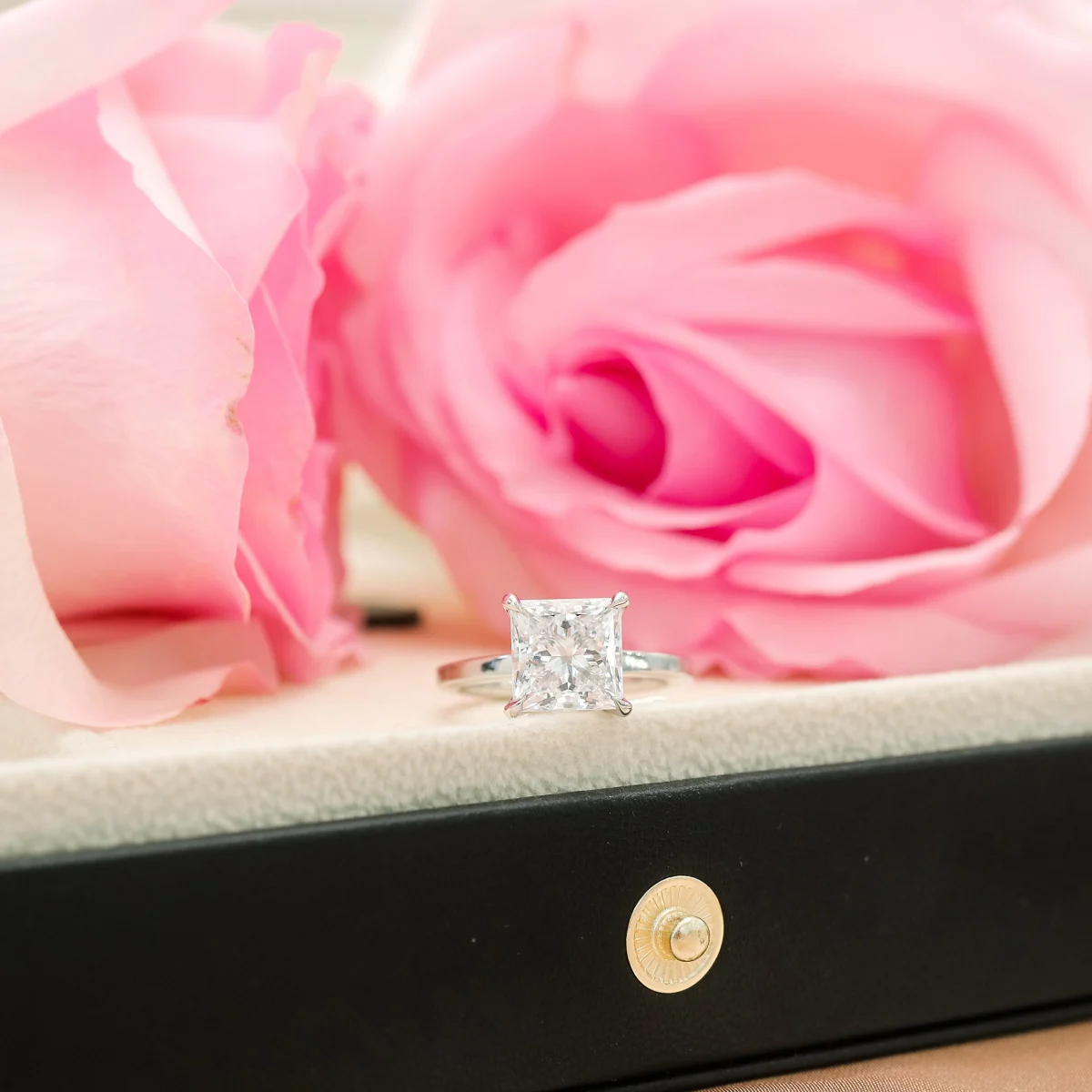 Blossom Ring, Lab-grown Pink Diamond