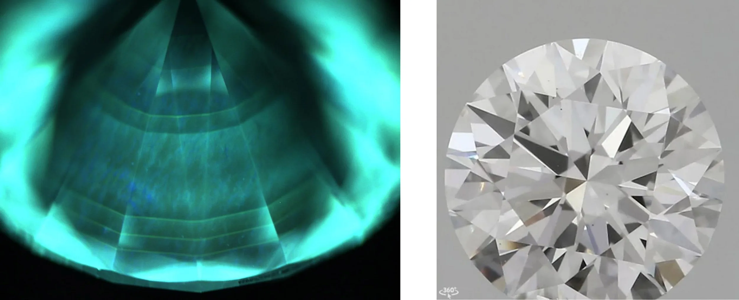 CVD, HPHT and natural diamond crystal - GIA 4Cs