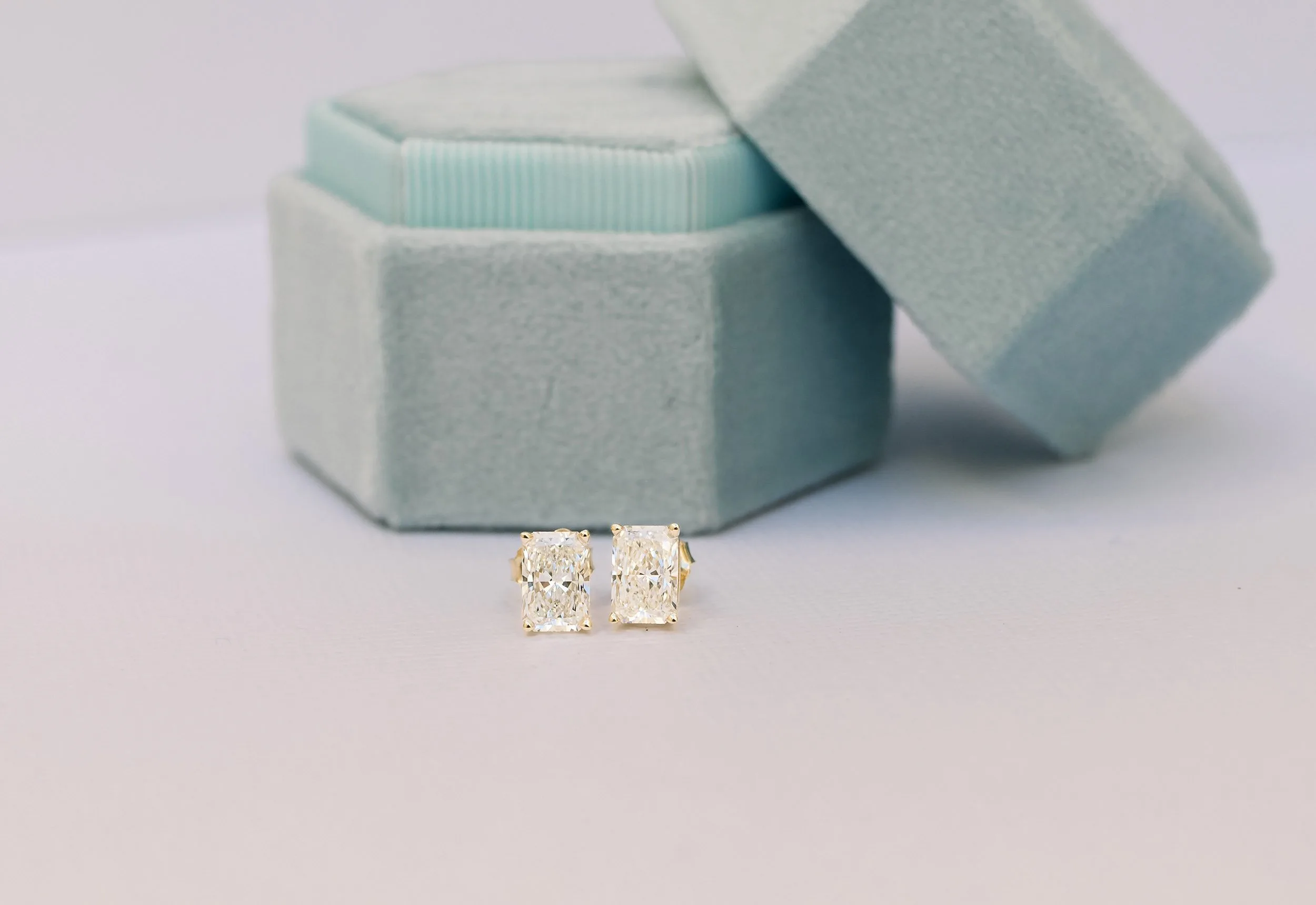 Radiant Stud Earrings - Ada Diamonds