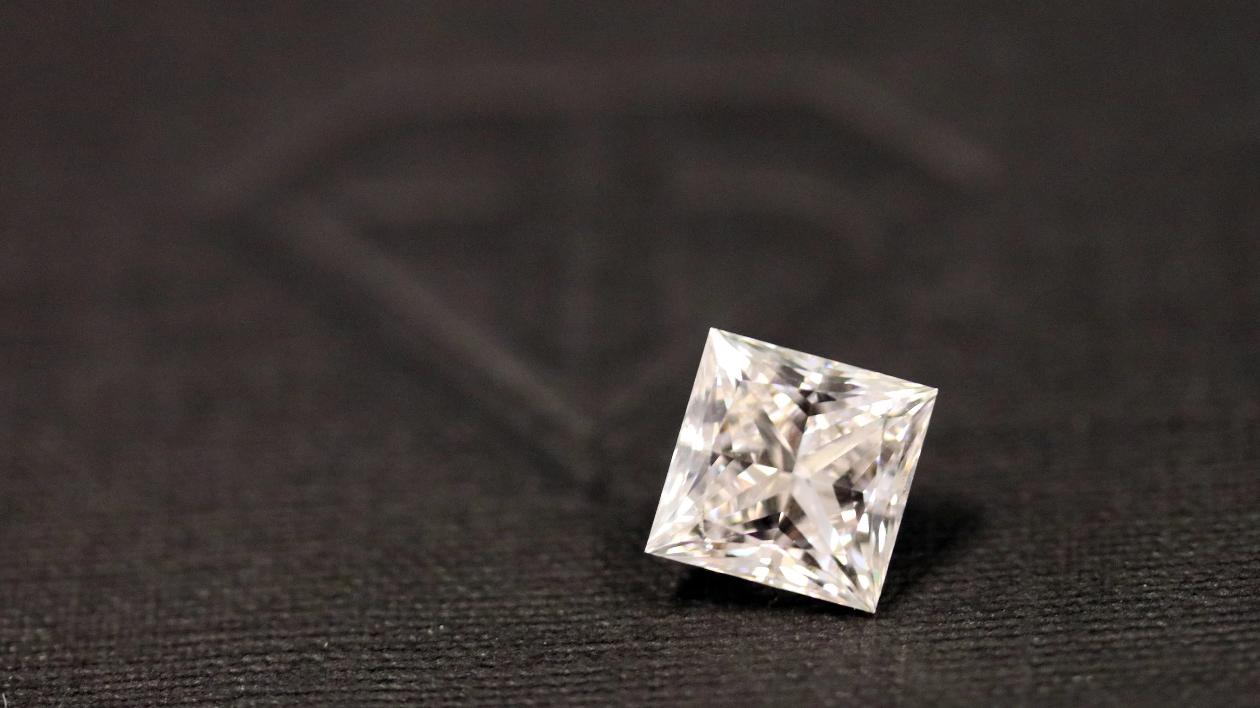 Loose Princess Cut Lab Created Sustainable Diamond