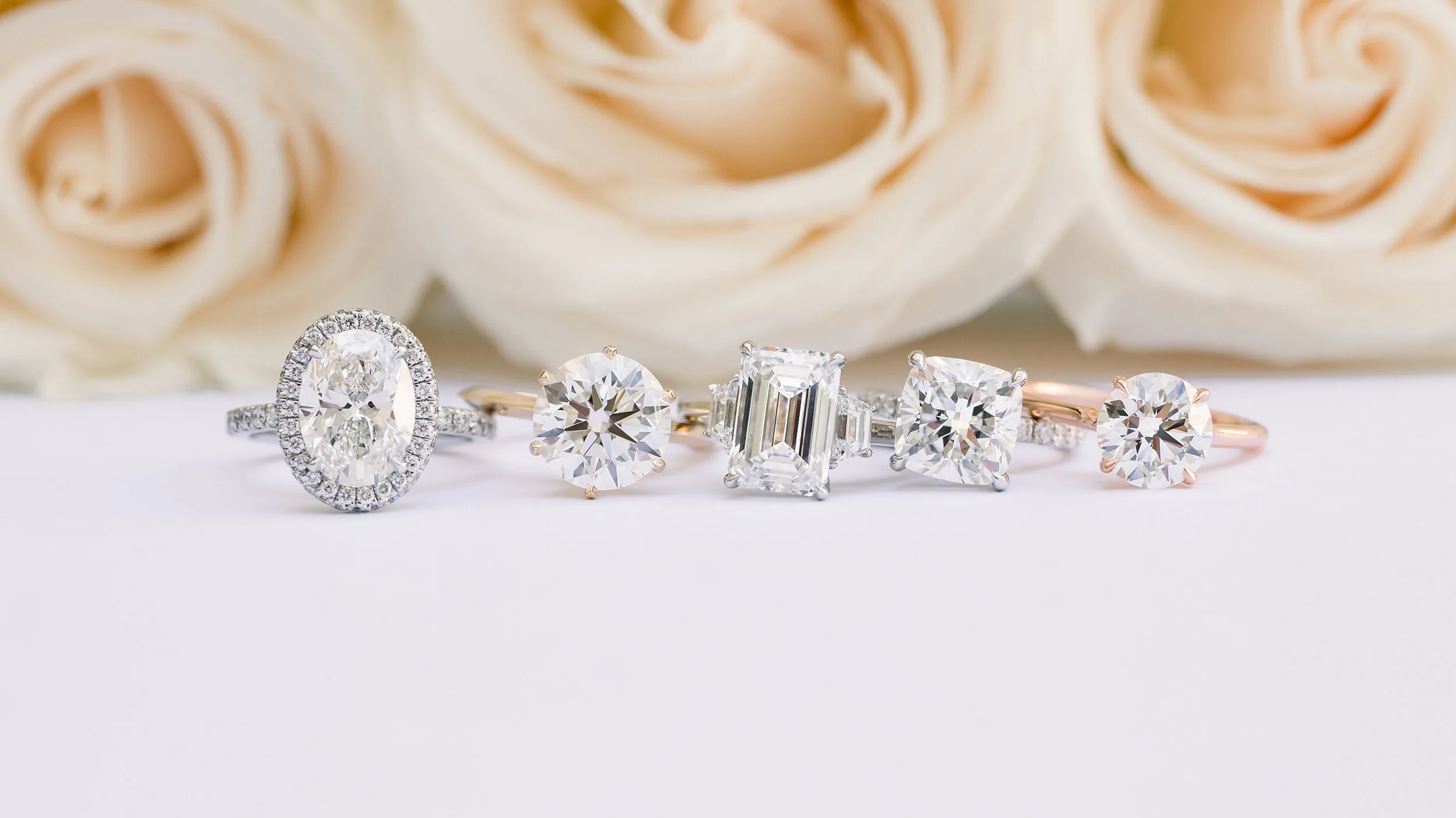 Lab Diamond Engagement Rings & Wedding Bands
