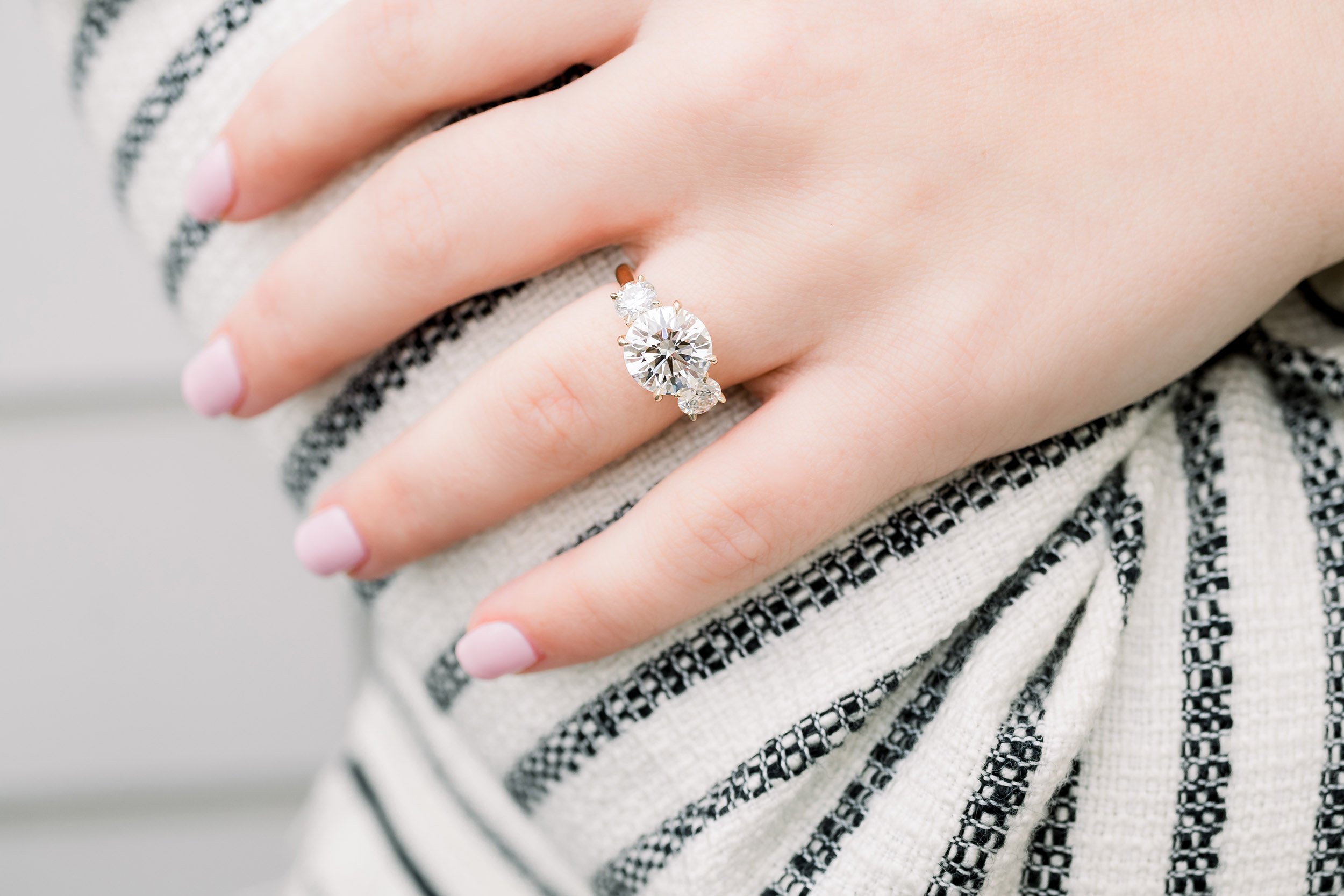 Square Artificial Diamond Ring Men Zircon Engagement Ring - Temu