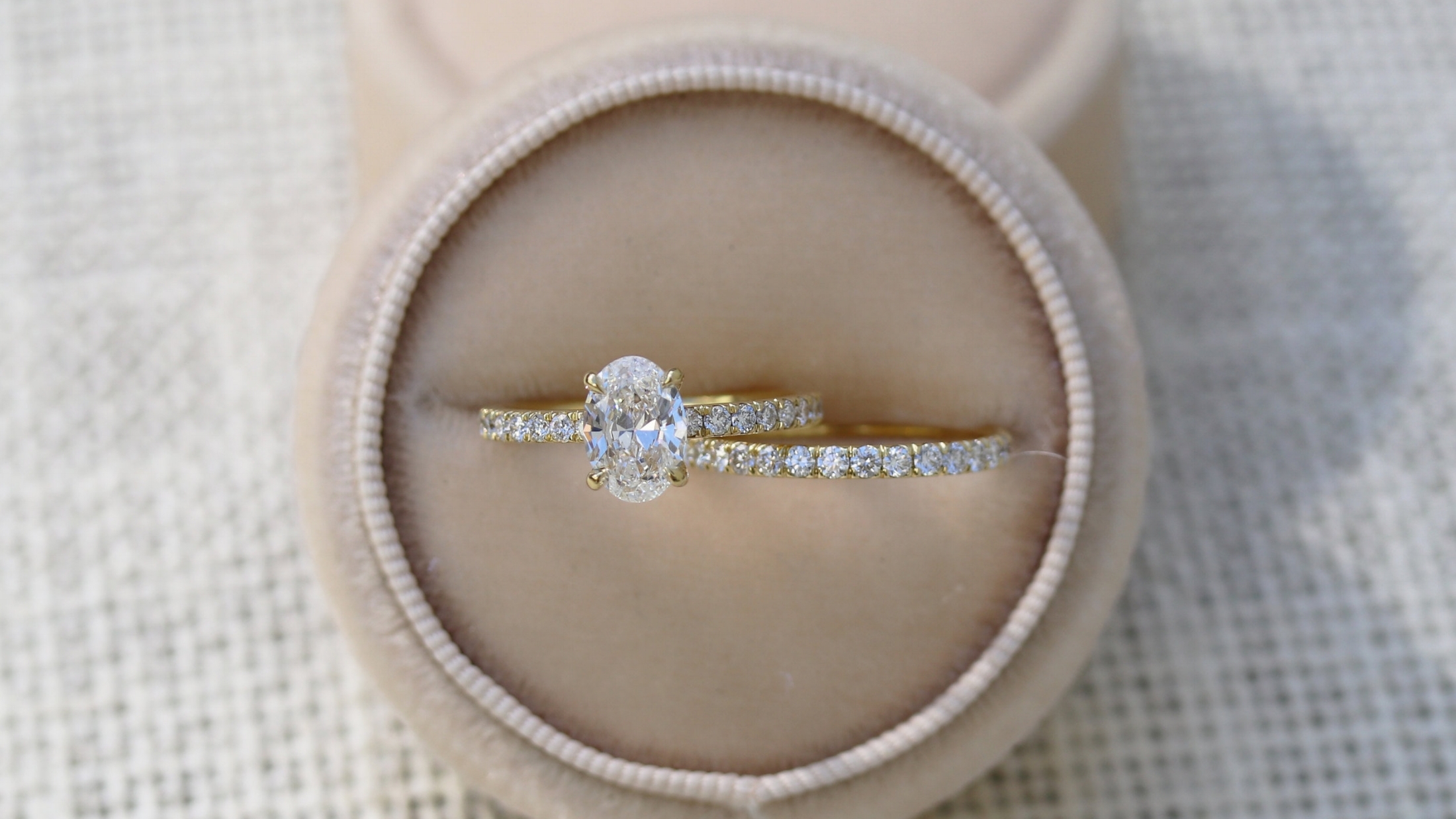 Vegan diamond rings