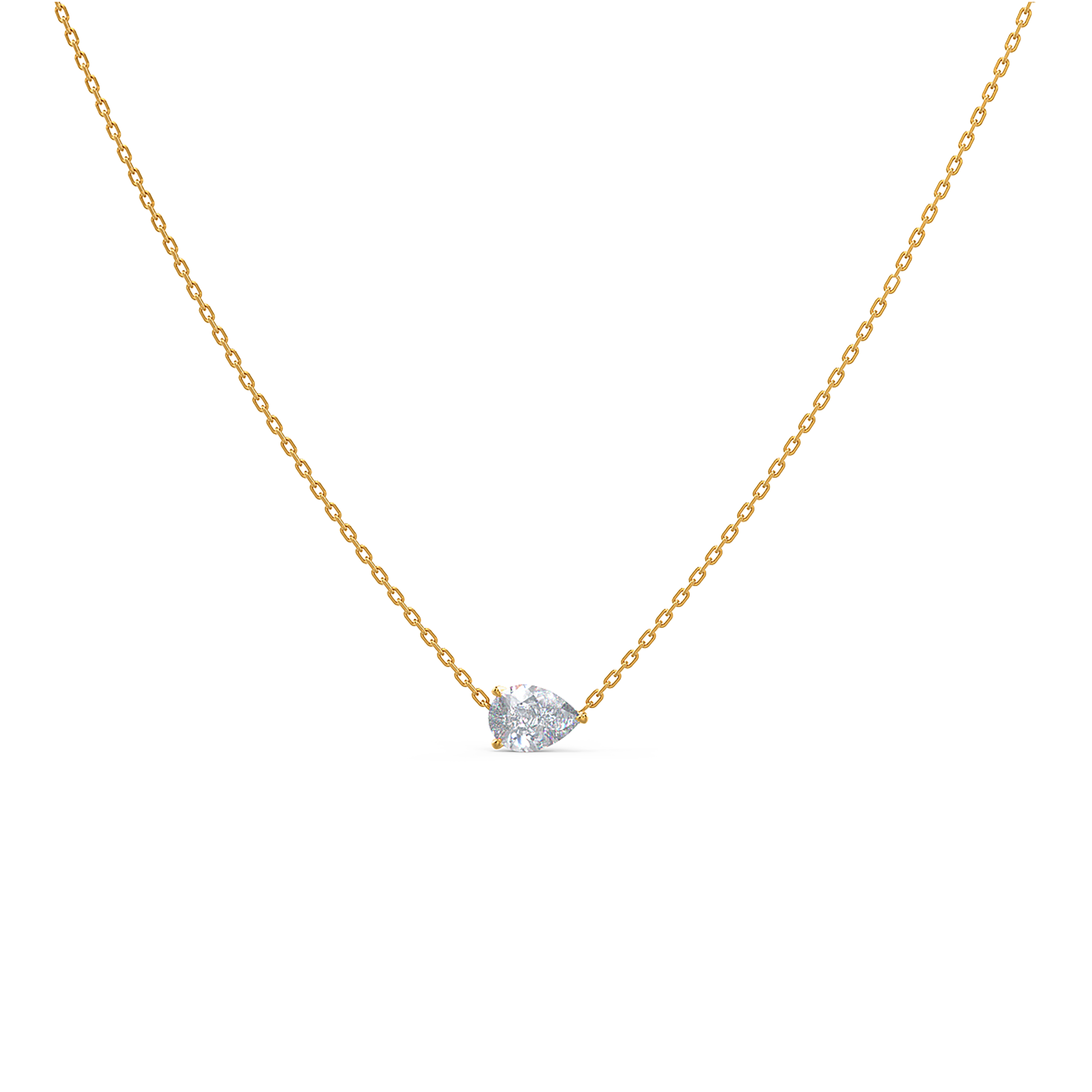 Hanging on sale diamond necklace