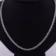 18k White Gold 14ctw Lab Diamond Tennis Necklace in 18k White Gold featuring Hand Selected 14.0 ctw Round Brilliant Diamonds (Main View)