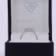 1.75 Carat Man Made Diamonds Emerald Three Stone Setting in Platinum (Profile View)