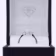 1.0 Carat Synthetic Diamonds Oval Three Stone Setting in Platinum (Main View)