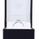 Hand Selected 1.5 Carat Diamonds Emerald East-West Solitaire Diamond Engagement Ring in Platinum (Profile View)
