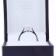 2.0 ct Lab Diamonds Oval Single Halo Diamond Engagement Ring in Platinum (Profile View)