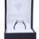 3.0 Carat Diamonds Oval Halo Pavé Diamond Engagement Ring in Platinum (Profile View)