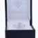 Platinum Radiant Three Stone Diamond Engagement Ring featuring 2.25 Carat Lab Diamonds (Main View)