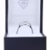2.75 ctw Man Made Diamonds set in Platinum Radiant and Baguette Setting (Profile View)