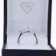 2.5 ct Lab Diamonds Emerald and Baguette Diamond Engagement Ring in Platinum (Profile View)